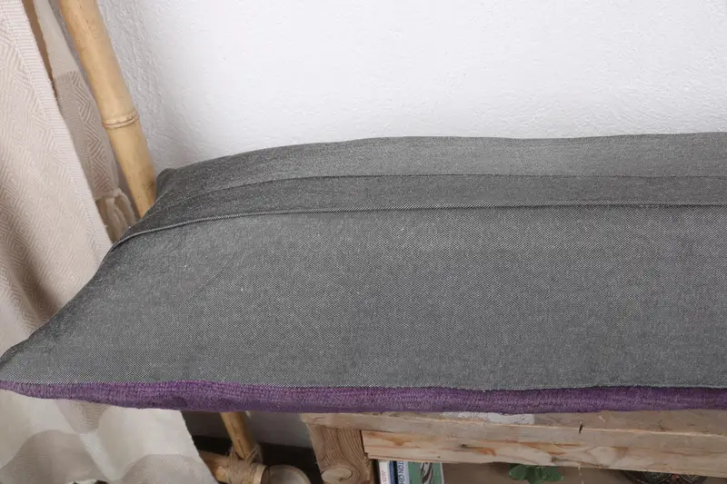 Interior Designer Pillow, Kilim Pillow Cover, Living Room Throw Pillow Case, 12x48 Purple Cushion Case, Pillow Cover, Throw Kilim Pillow - 6