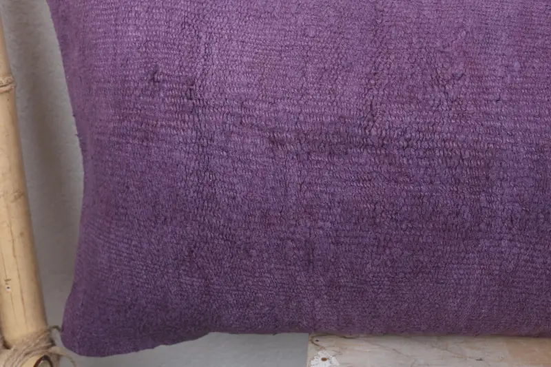 Interior Designer Pillow, Kilim Pillow Cover, Living Room Throw Pillow Case, 12x48 Purple Cushion Case, Pillow Cover, Throw Kilim Pillow - 3