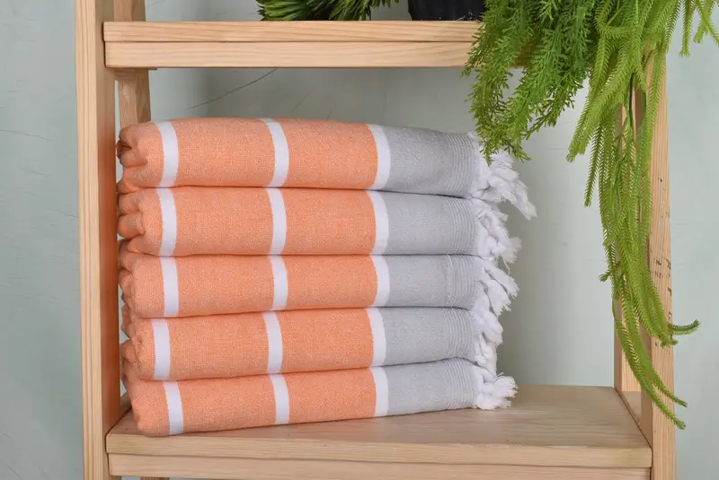 Personalized Bridesmaid Gift Striped Terry Towel Bath, 40x67 Inches