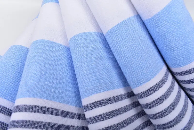 Quick-drying peshtemal towel for poolside, Turkish towel, 68x36 Cotton Striped Terry Towel, Sand-free towel, Valentines Gift, Bridesmaid Gifts - 5