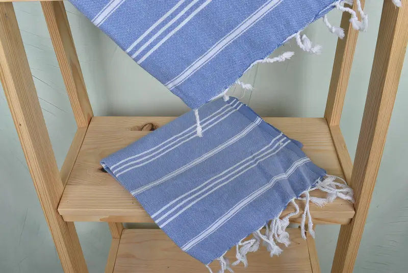Summer Gift, Custom Hand Towel, Custom Turkish Towel, Monogrammed Hand Towel, Monogram Dish Towel, 40x24 Cotton Striped Towel, Personalized Gift - 5