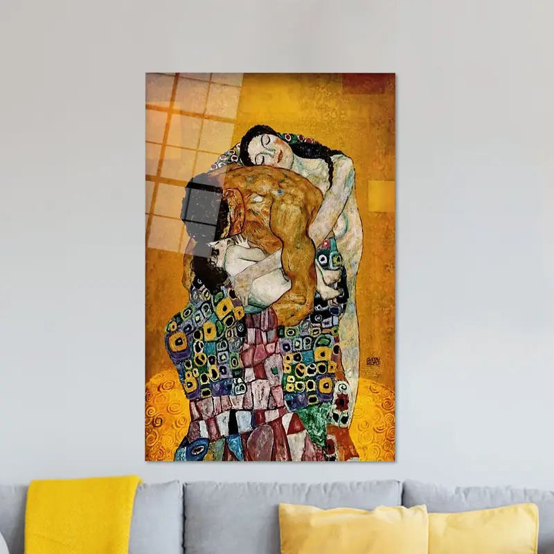 グスタフ クリムトの「ファミリー」アールヌーボー キャンバス プリント