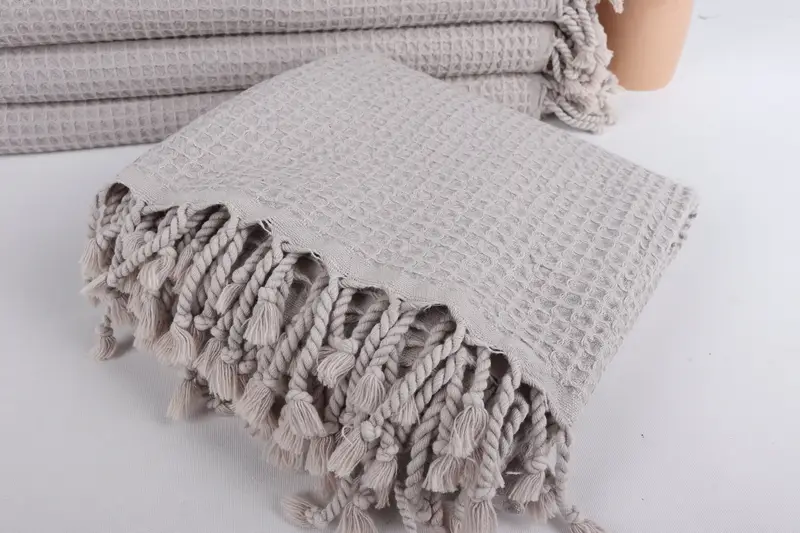 Beach Towel Bulk, Thin and lightweight Turkish peshtemal, Bridal Gifts, Organic Towel, Custom Towel, 68x36 Cotton Waffle Towel, Bachelorette Gifts - 5