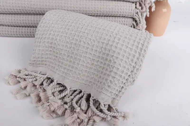 Beach Towel Bulk, Thin and lightweight Turkish peshtemal, Bridal Gifts, Organic Towel, Custom Towel, 68x36 Cotton Waffle Towel, Bachelorette Gifts - 4