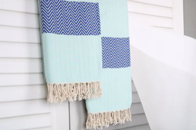 Wedding Gifts Towel, Cotton towel, Bridal Party Gifts, 70x40 Cotton Chevron Towel, Wedding Towel, Yoga Towel, Bridal Shower Gift, Hammam Towel USA - 8