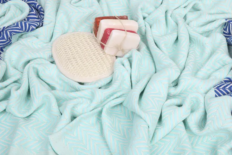 Wedding Gifts Towel, Cotton towel, Bridal Party Gifts, 70x40 Cotton Chevron Towel, Wedding Towel, Yoga Towel, Bridal Shower Gift, Hammam Towel USA - 7