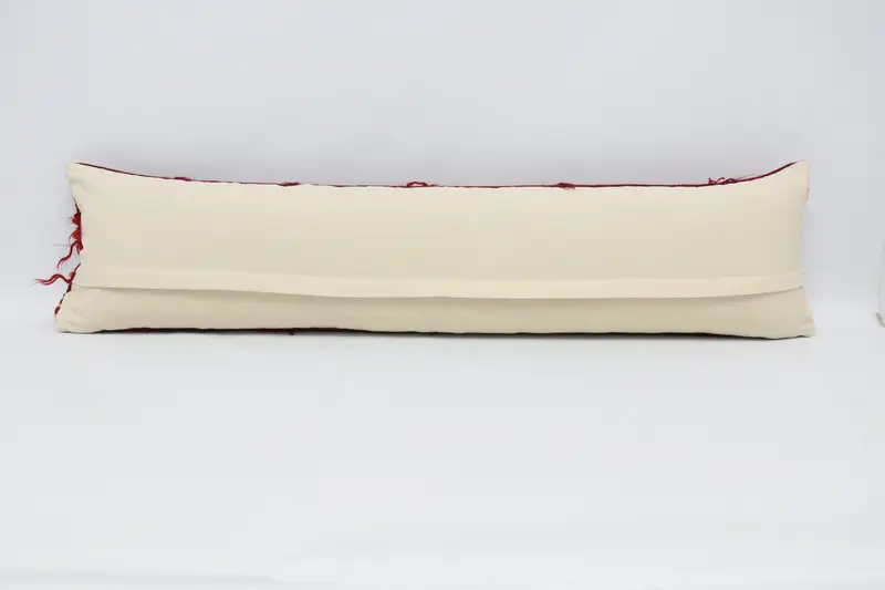 Vintage Pillow, Interior Designer Pillow, Vintage Kilim Throw Pillow, Designer Throw Pillow Case, Pillow Cover, 12x48 Red Cushion - 6