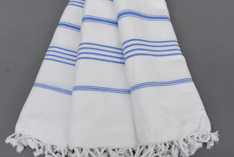 Bachelorette hediyeleri, nedime hediyesi, eşarp havlusu, sevimli plaj havlu, toplu sipariş havlu, lüks havlu, 70x40 pamuklu çizgili havlu, hoş geldiniz düğün hediyesi - 3