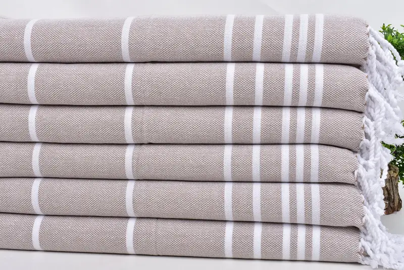 Bridal Shower Gift, First Wedding Anniversary Gift, 38x18 Cotton Striped Towel, Custom Hand Towel, Personalized Gifts, Small Towel, Bridesmaid Gifts - 3