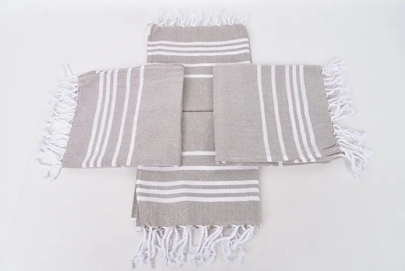 Bridal Shower Gift, First Wedding Anniversary Gift, 38x18 Cotton Striped Towel, Custom Hand Towel, Personalized Gifts, Small Towel, Bridesmaid Gifts - 6