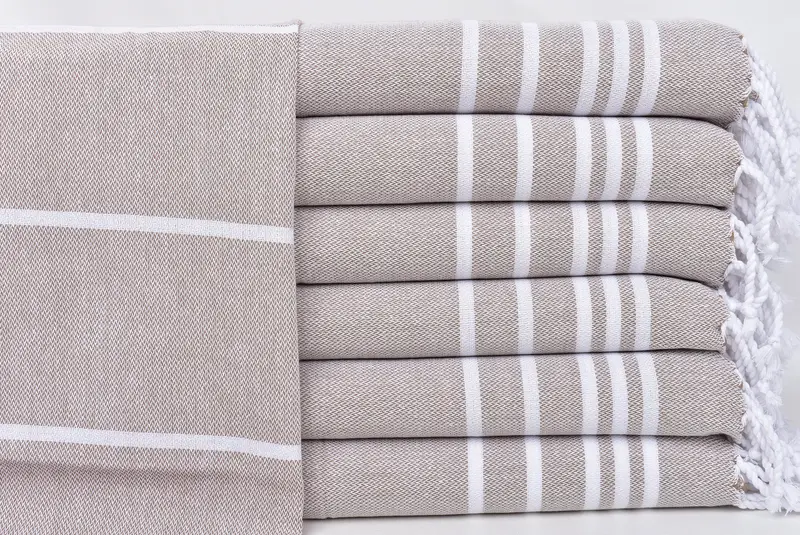 Bridal Shower Gift, First Wedding Anniversary Gift, 38x18 Cotton Striped Towel, Custom Hand Towel, Personalized Gifts, Small Towel, Bridesmaid Gifts - 1