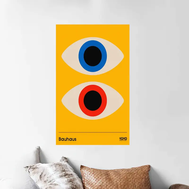 Modern Printed Glass: Bauhaus Elegance for Contemporary Spaces