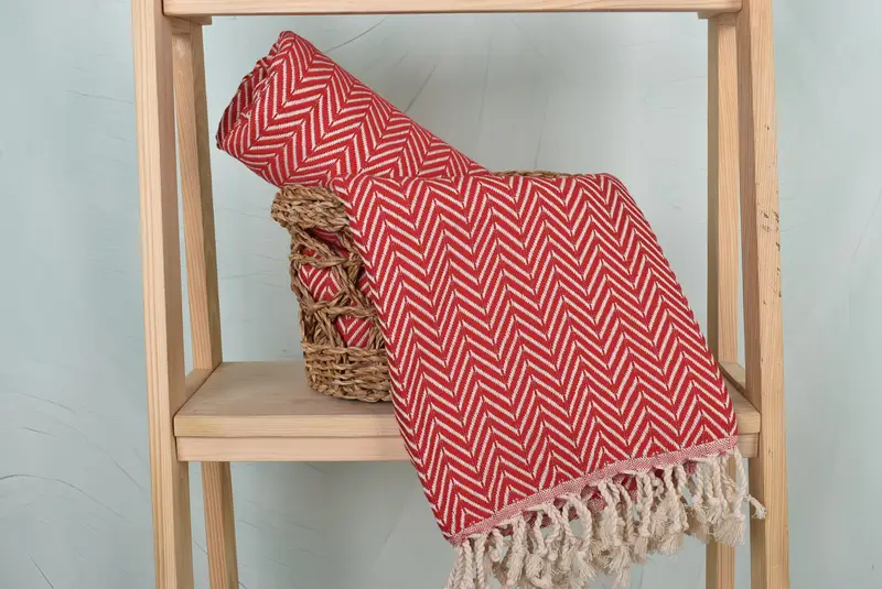 70x40 Cotton Zig zag Towel, Embroidery Towel, Beach Towel Bulk, Bachelorette Party Gift, Bridesmaid Proposal Gift, Monogrammed Beach Towel - 4