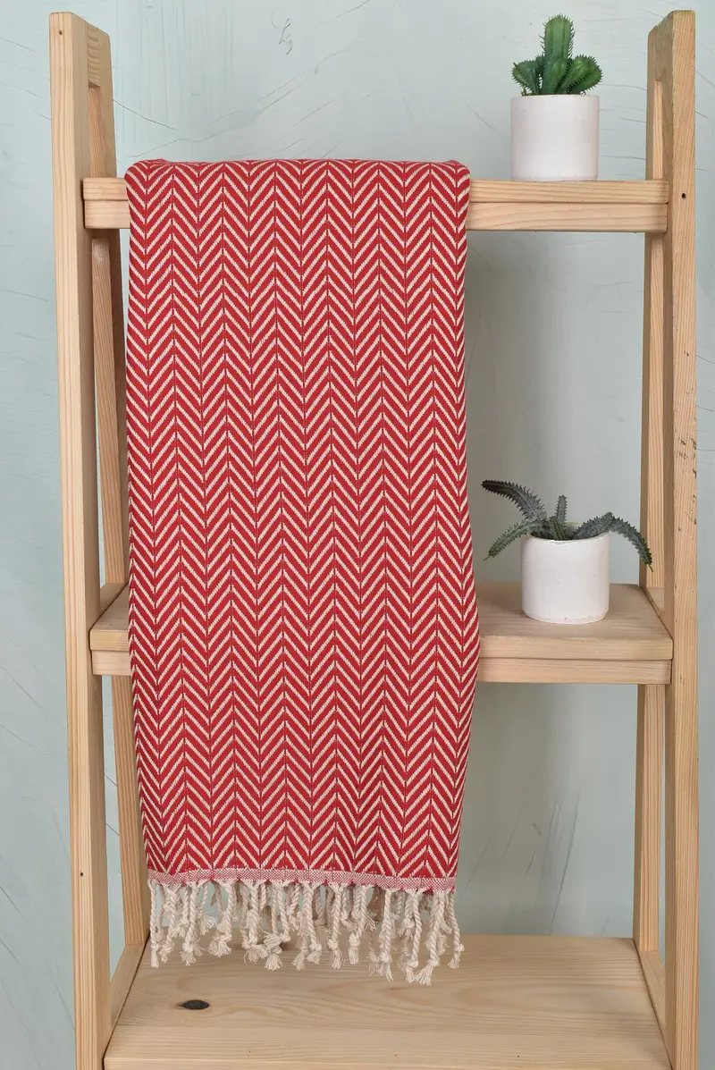 70x40 Cotton Zig zag Towel, Embroidery Towel, Beach Towel Bulk, Bachelorette Party Gift, Bridesmaid Proposal Gift, Monogrammed Beach Towel - 8