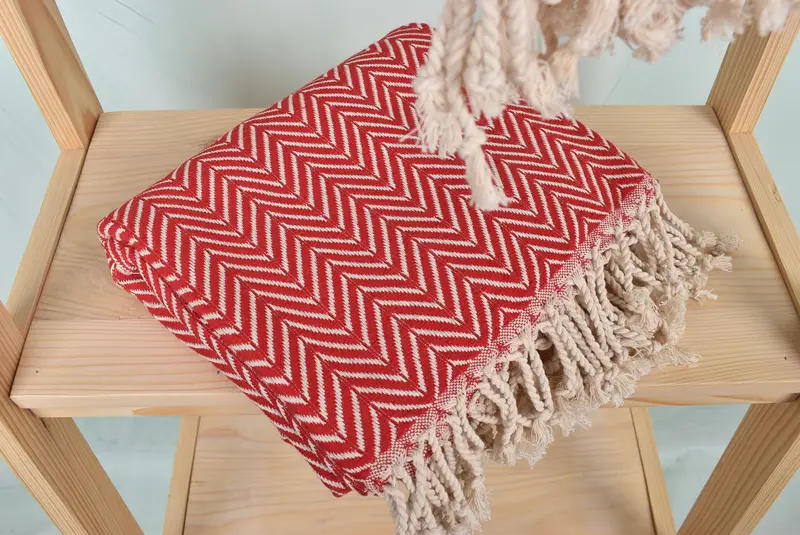 70x40 Cotton Zig zag Towel, Embroidery Towel, Beach Towel Bulk, Bachelorette Party Gift, Bridesmaid Proposal Gift, Monogrammed Beach Towel - 5