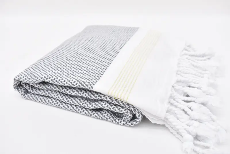 Eco-Friendly Turkish Towel, Sand-resistant towel, Gift For Him, 70x40 Cotton Striped Towel, Bridesmaid Gifts, Handmade Gift, Custom Wedding Towel - 8