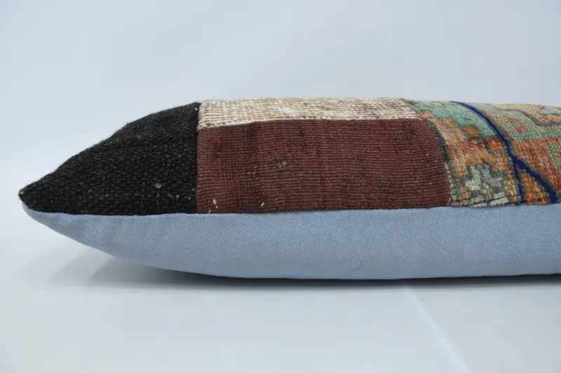 12x48 Brown Cushion, Interior Designer Pillow, Boho Pillow Sham Cover, Gift Pillow, Cushion Case, Armchair Pillow Cover - 5