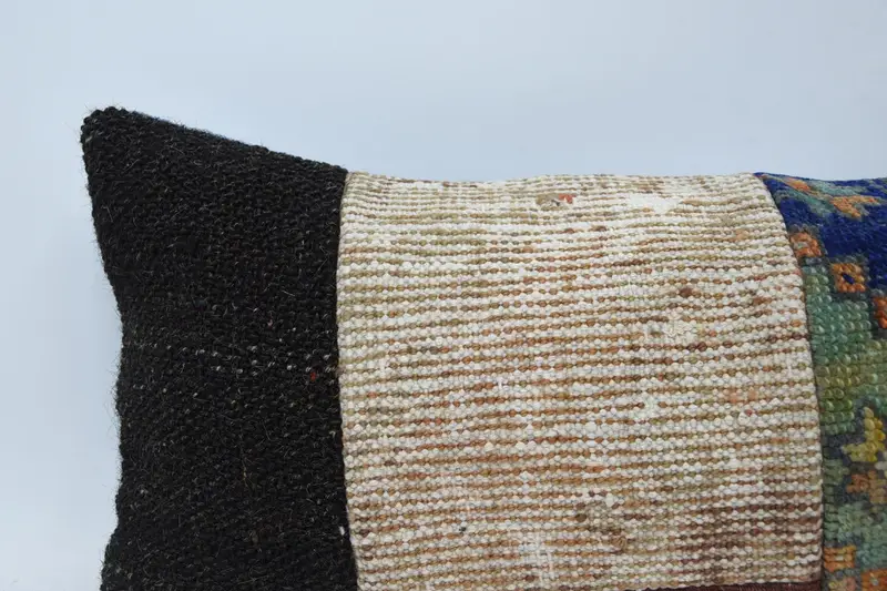 12x48 Brown Cushion, Interior Designer Pillow, Boho Pillow Sham Cover, Gift Pillow, Cushion Case, Armchair Pillow Cover - 2