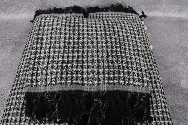 Couch Throw, Christmas Tablecloth, Housewarming Gift, Monogram Blanket, 96x70 Cotton Striped Towel, Turkish Towel Blanket, Boho Throw Blankets - 4