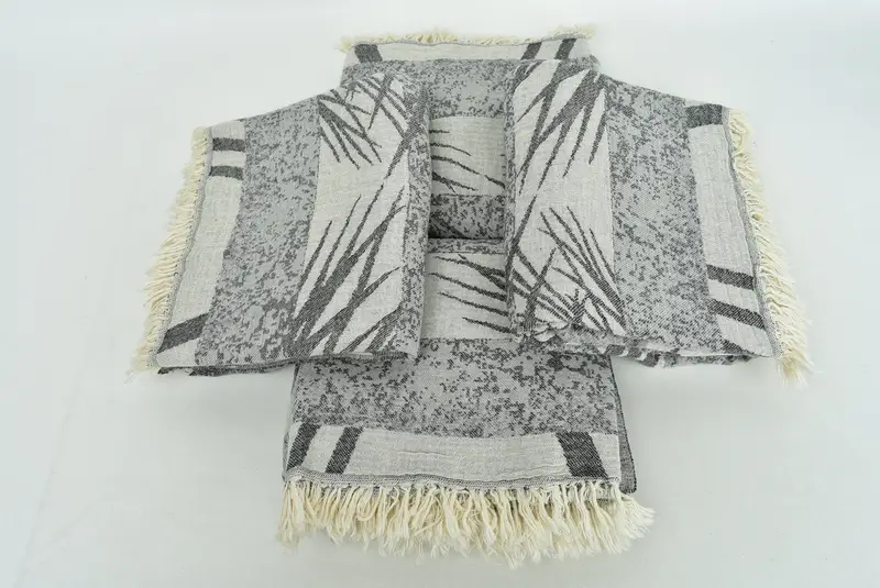 78x38 Cotton Floral Design Towel, House Warming Gift, Quick-dry peshtemal, Monogram Turkish Towel, Personalized Turkish Beach Towel, Fouta towel - 7
