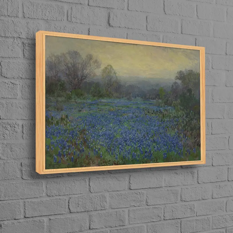 Paisaje de campo costero floral de Julian Onderdonk Lienzo