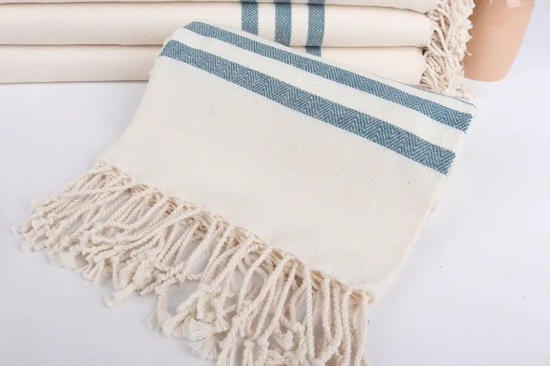 Custom monogram Turkish beach towel USA, 70x40 Cotton Striped Towel, Home Gift, Personalized Wedding Gift, Wedding Favors, Turkish beach towel - 4