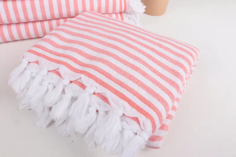 Turkish bath towel, Luxury Turkish Bath Towel, 70x36 Cotton Terry Striped Towel, Gift For Her, Custom Wedding Towel, Turkish towel, Christmas Favors - 5