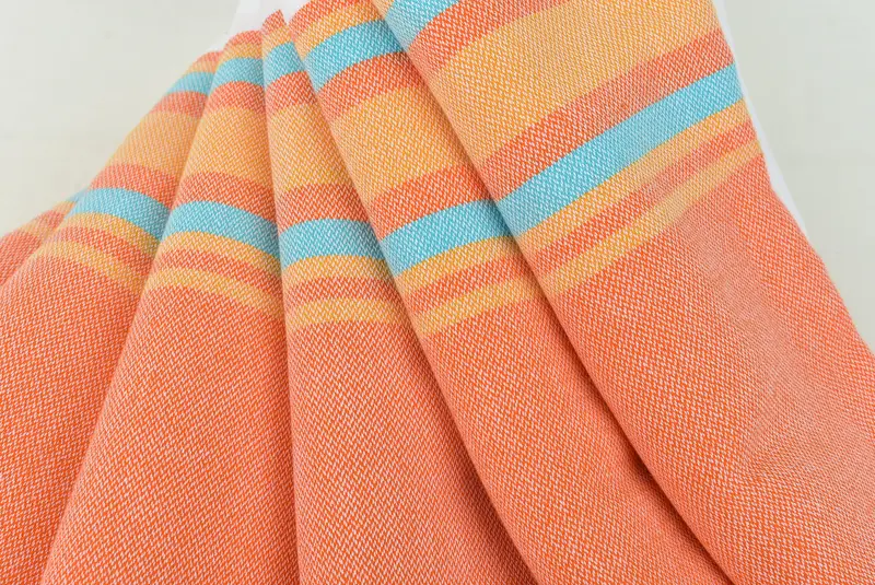 Turkish Towel USA, Gifts For Him, 70x40 Cotton Striped Towel, Family Gift Basket, Personalized Wedding Gift For Couple, Personalized Turkish Towel - 5