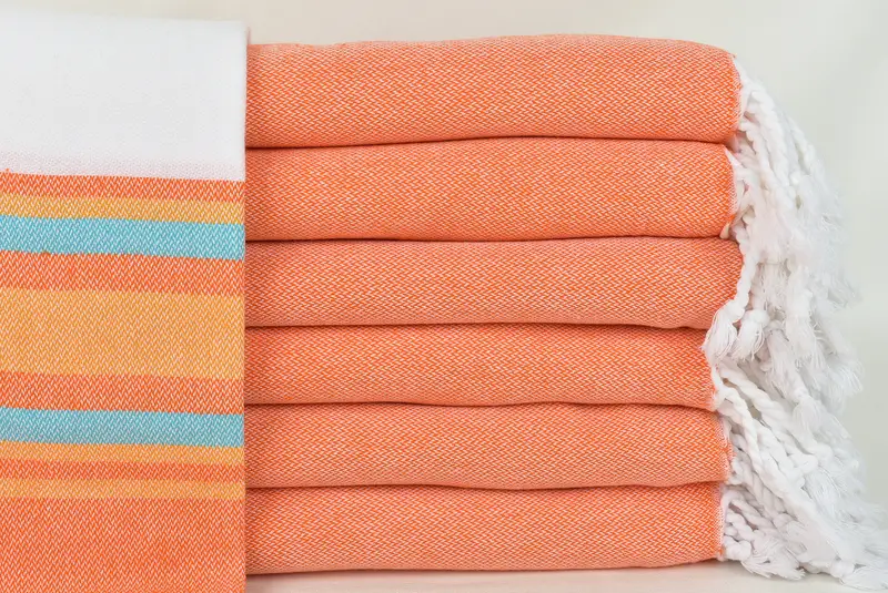 Turkish Towel USA, Gifts For Him, 70x40 Cotton Striped Towel, Family Gift Basket, Personalized Wedding Gift For Couple, Personalized Turkish Towel - 1