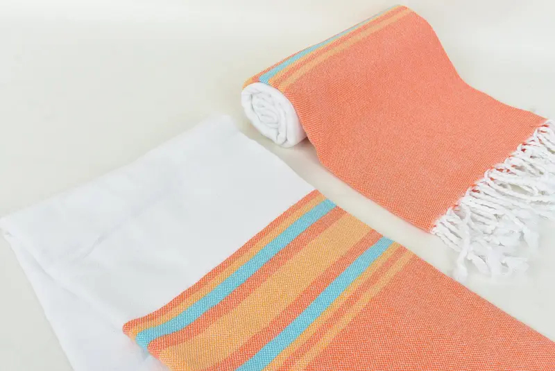 Turkish Towel USA, Gifts For Him, 70x40 Cotton Striped Towel, Family Gift Basket, Personalized Wedding Gift For Couple, Personalized Turkish Towel - 7