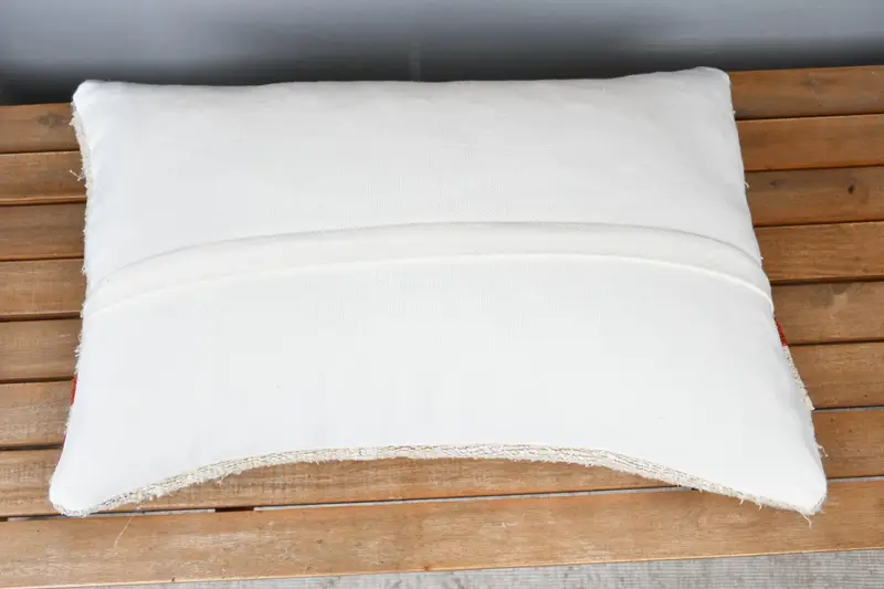 16x24 Beige Pillow Sham, Kilim Pillow Cover, Pillow Sham, Outdoor Patio Pillow Cover, Ethnical Kilim Rug Pillow, Gift Pillow, Yoga Cushion Case - 5