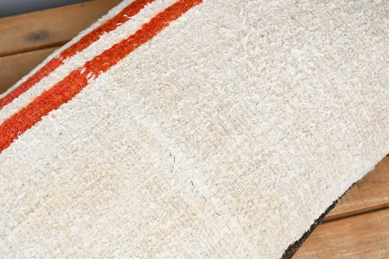 16x24 Beige Pillow Sham, Kilim Pillow Cover, Pillow Sham, Outdoor Patio Pillow Cover, Ethnical Kilim Rug Pillow, Gift Pillow, Yoga Cushion Case - 3