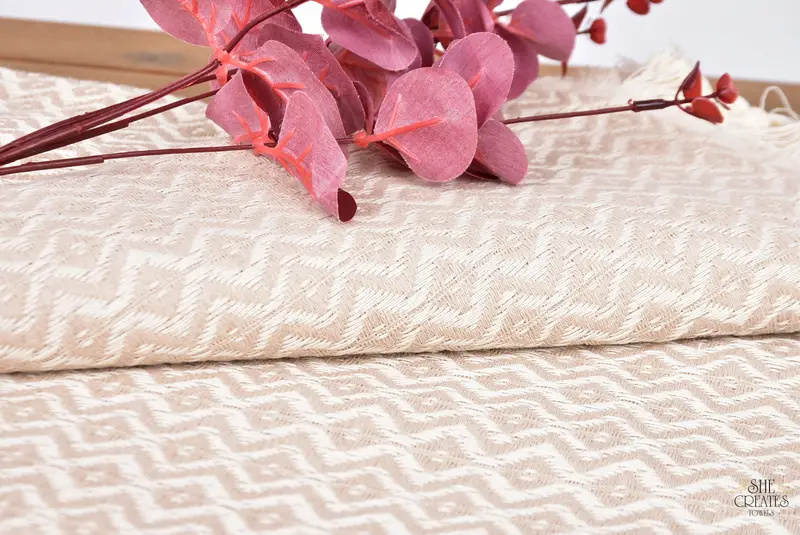 Turkish beach towel, Bridal Gifts, Travel towel, Monogrammed Beach Towel, 70x40 Cotton Diamond Towel, Unique Wedding Gift, Custom Turkish Towel - 6