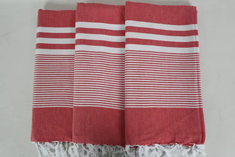 Lightweight towel, Quick-dry peshtemal, Summer Towel, Employee Gifts, Beach Towel Personalized, 70x40 Cotton Striped Towel, Personalized Beach Towel - 3
