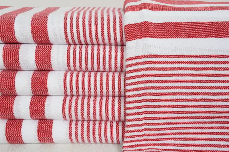 Lightweight towel, Quick-dry peshtemal, Summer Towel, Employee Gifts, Beach Towel Personalized, 70x40 Cotton Striped Towel, Personalized Beach Towel - 1