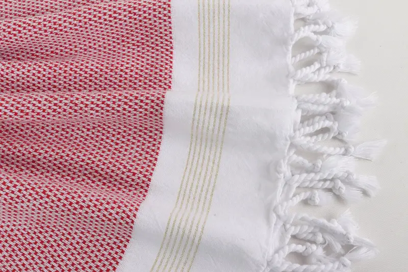 Merry Christmas Gifts, Handwoven Turkish Towel, Custom Wedding Towel, Luxury towel, Personalized Towel, 70x40 Cotton Striped Towel, Peshtemal Towel - 8