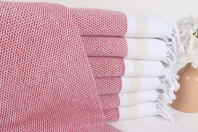 Merry Christmas Gifts, Handwoven Turkish Towel, Custom Wedding Towel, Luxury towel, Personalized Towel, 70x40 Cotton Striped Towel, Peshtemal Towel - 1