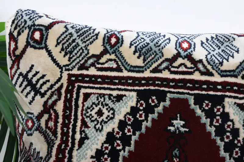 Kilim Rug Cushion Cover, Pillow for Couch, 16x16 Red Pillow Sham, Antique Pillows, Neutral Pillow Cover, Pillow, Boho Pillow Sham Cover - 2