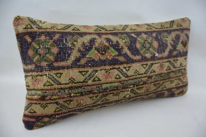 Geometric Embroidered Throw Pillow, 12x24 Inches Size Pillow - 2
