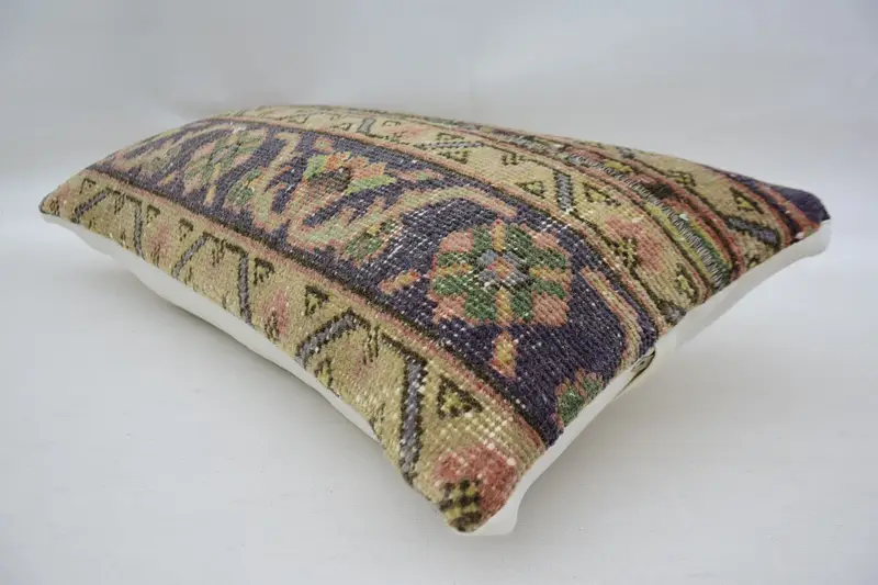 Geometric Embroidered Throw Pillow, 12x24 Inches Size Pillow - 6