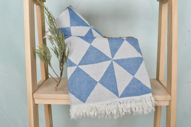 Travel Towel, Organic cotton Turkish peshtemal towel, Monogrammed Turkish Towel, Gift For Him, Personalized Towel, Gift For Her, Maid Of Honor Gift - 5