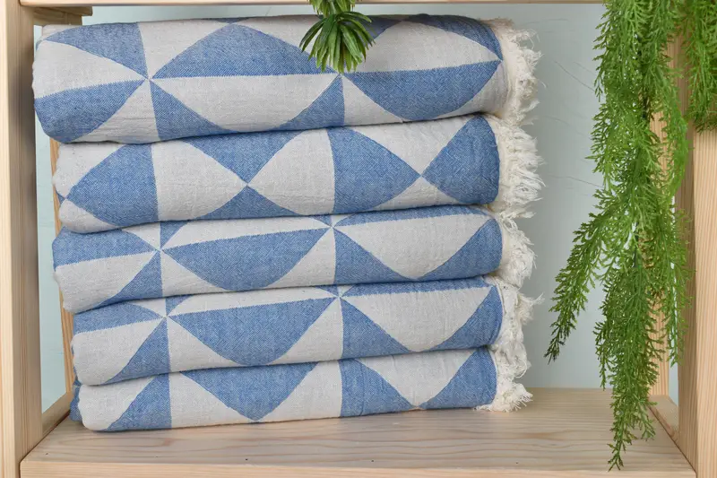 Travel Towel, Organic cotton Turkish peshtemal towel, Monogrammed Turkish Towel, Gift For Him, Personalized Towel, Gift For Her, Maid Of Honor Gift - 3