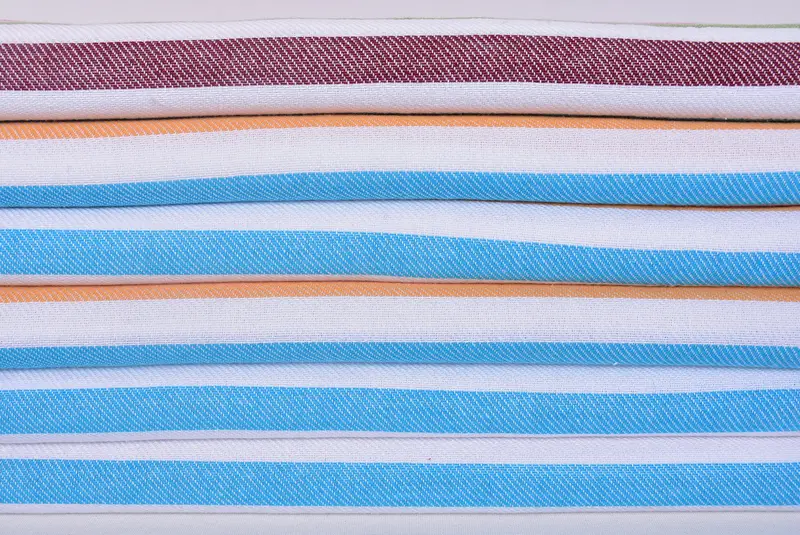 Bachelorette Gifts, Personalized Bridesmaid Gift, Valentines Gift, Yoga Towel, Beach towel, Handwoven Turkish bath towel, 70x40 Cotton Striped Towel - 3