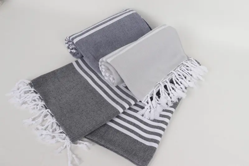 Spa Towel, Anniversary Gift For Her, Wedding Gifts Towel, 68x40 Cotton Striped Towel, Monogrammed Beach Towel, Personalized Wedding Gift - 5