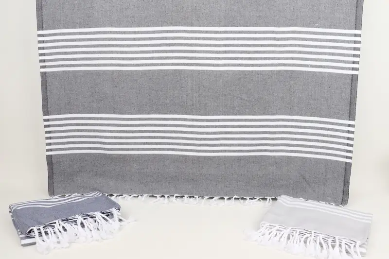 Spa Towel, Anniversary Gift For Her, Wedding Gifts Towel, 68x40 Cotton Striped Towel, Monogrammed Beach Towel, Personalized Wedding Gift - 7