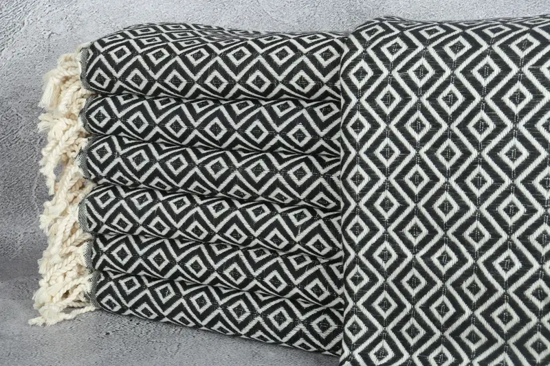 Turkish Towel Bulk, Lightweight Turkish towel, Best Wedding Gift, Beach Towel Bulk, Bridesmaid Favors, Embroidered Towel, 70x40 Cotton Diamond Towel - 1