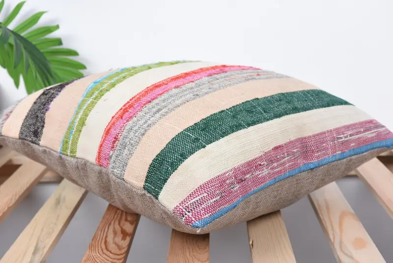Pillow Cover, 16x16 Green Pillow Case, Gift Pillow, Interior Designer Pillow, Traditional Cushion, Farmhouse Cushion Cover, Turkish Pillow - 6
