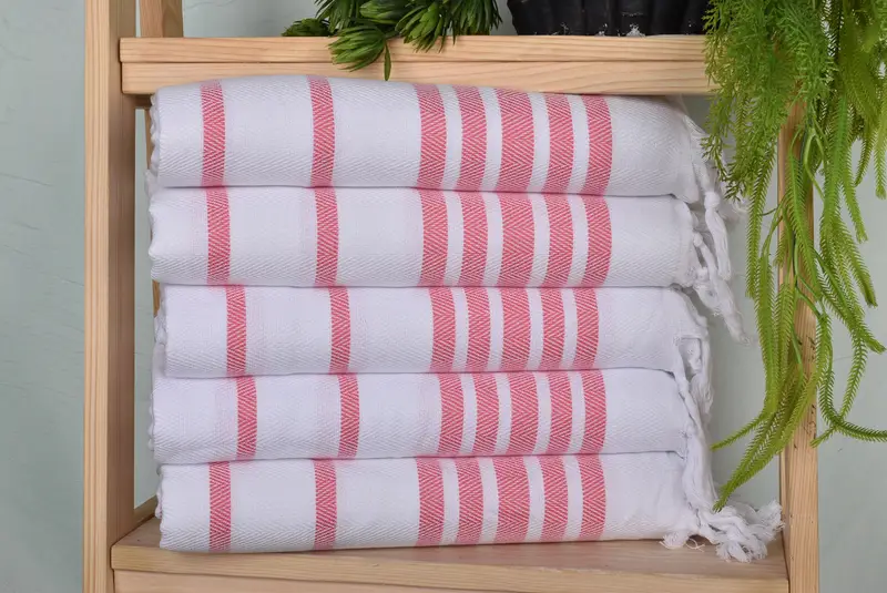 Turkish Hand Towel Dark Pink Cotton 24x36 Inches, Bridesmaid Gift