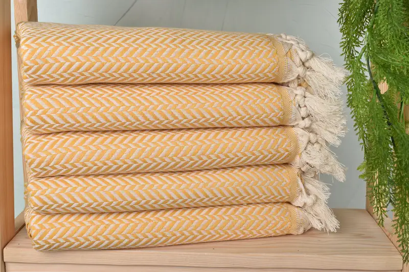 Turkish Towel Beach, Quick-dry towel, 70x40 Cotton Chevron Towel, Customized Towels, Bridal Shower Gift, Monogrammed Turkish Towel, Cute Beach Towel - 2