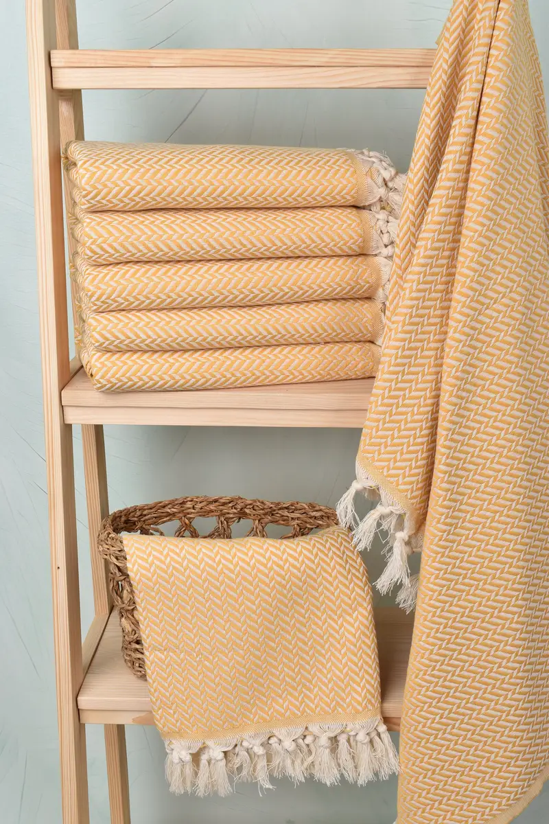 Turkish Towel Beach, Quick-dry towel, 70x40 Cotton Chevron Towel, Customized Towels, Bridal Shower Gift, Monogrammed Turkish Towel, Cute Beach Towel - 3